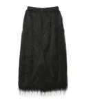 Юбка с бахромой Column, цвет Black - фото 2