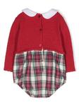 Клетчатое боди Patachou, красный - фото 2