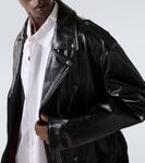 Кожаная косуха Dries Van Noten, Black - фото 5