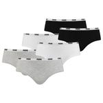Трусы Puma Panty 6er Pack, цвет Grau/Weiß/Schwarz - фото
