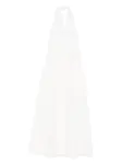 Платье миди с вырезом халтер St. Agni, белый - фото