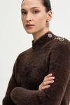 Свитер Morgan, коричневый - фото 4