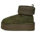 Угги (WMNS) UGG Classic Mini Platform Felted 'Forest Night' - фото