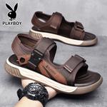 Пляжные сандалии мужские Playboy, зеленый - фото 7