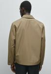 Куртка Massimo Dutti BUTTONED WITH PATCH POCKETS, Khaki - фото 2