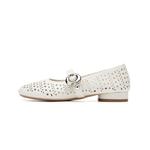 DAPHNE Туфли Мэри Джейн женские бежевые - фото