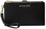 Сумка Michael Kors Adele Double-Zip Wristlet 7+ Black One Size - фото 2