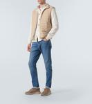 Вязаные кроссовки Brunello Cucinelli, серый - фото 2