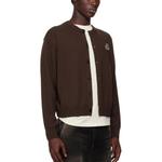 Кардиган с вышивкой Bear WE11DONE, коричневый - фото 3