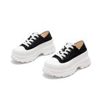 Женские черные повседневные туфли низкие ST&SAT, черные (верх из кожи) - фото 9