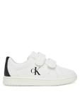 Кроссовки Low Cut Lace Velcro Sneaker V1X9-82080-1355 S Calvin Klein Jeans, белый - фото