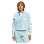 Толстовка Urban Classics Oversized Towel Washed Full Zip, синий - фото