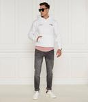 Толстовка мужская Calvin Klein Jeans с надписью, белый - фото 2