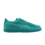 Кроссовки Suede Classic Badge Jr Puma, зеленый - фото