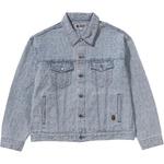 A BATHING APE Куртка джинсовая бомбер, Blue - фото