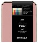 Простыня Schlafgut старый розовый, 140-160/200-220 см - фото 2