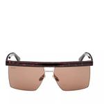 Солнцезащитные очки flat1 dark havana Max Mara, черный - фото 3