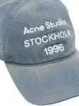 Бейсболка с логотипом Acne Studios, синий - фото 2