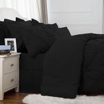 PG Beddings Комплект постельного белья стеганый черный Black - фото 4