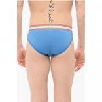 Хлопковые трусы с логотипом на поясе Dsquared2, синий - фото 2