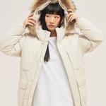 Пуховик унисекс светло-бежевый Mlb - фото 6