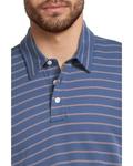 Рубашка поло L.L.Bean Comfort Stretch Performance Short Sleeve Polo, Slightly Fitted, Stripe, цвет Deep Blue - фото 4