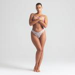 Стринги SKIMS STRETCH LACE, цвет wind rosebud print - фото