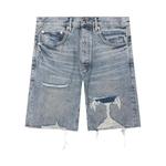 Шорты PURPLE BRAND Faros Rip Patched Shorts, Light Indigo - фото