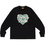 Футболка с длинным рукавом и логотипом в виде сердца HUMAN MADE, синий - фото 5