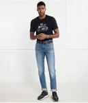 Футболка с грибами Regular fit Boss Orange, синий - фото 2