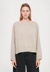 Джемпер CLOSED CREW NECK WIDE SLEEVE, Beige Melange/Beige - фото