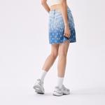 Джинсовая юбка-шорты MLB, индиго - фото 3