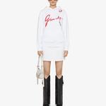 Толстовка женская Givenchy, белый / красный - фото 2