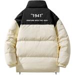 Пуховик унисекс Jeep, черный/белый - фото 7