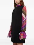 Мини-платье с контрастными рукавами Pucci, черный - фото 5