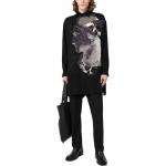 Рубашка с принтом Long Sleeve Yohji Yamamoto, черный - фото 6