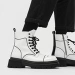 Мужские ботинки Cahhrrn X Martin Boot Men Beige Romon - фото 8