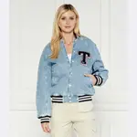 Куртка оверсайз леттерман Tommy Hilfiger, синий - фото 2