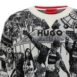 Свитер мужской белый HUGO BOSS - фото 7