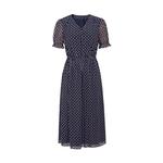 Платье Deep Breath с эластичной сеткой на талии, синий - фото 2