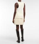 Бархатная майка Jil Sander, белый - фото 3