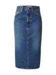 Миди юбка LEVIS  High Rise Back Slit , Blue denim - фото