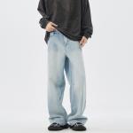 Мужские джинсы, брюки прямого кроя средней жесткости Naicha Studio, 24706 синий (fleece-lined) - фото 13