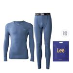 Термальный сет мужской подарочный набор Lee, синий - фото
