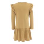 Желтое платье Biscotti с рюшами в стиле Modal BANBLU - фото