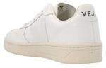 Кроссовки Veja V-10 Leather 'White' - фото 3