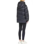 Утепленное пальто с капюшоном Max Mara MaxMara, синий - фото 5