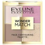 Палетка для контуринга лица 01, 10 г Eveline Cosmetics, Wonder Match - фото
