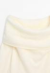 Джемпер Massimo Dutti SWEATER WITH EXPOSED SHOULDERS, White/Off-White - фото 9