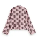 Рубашка с длинным рукавом Scotch & Soda Printed Utility, розовый - фото 4